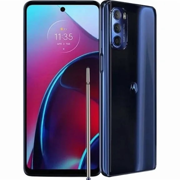 Restored Motorola Moto G Stylus (2022) XT2211DL Tracfone Only 128GB Twilight Blue (Refurbished)