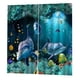 thumbnail image 2 of Cortina de Poliéster Impermeable Cortina de Ventana 3D para Sala de Dormitorio Style_C BLESIY Cortina digital de impresión, 2 of 6
