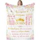 thumbnail image 1 of LHSHID Happy Birthday Blanket Gifts for Girls Women Floral Birthday Throw Blanket for Daughter Mom Bday Gift Ideas for Wife Grandma Happy Birthday Decorations Flannel Blanket for Female 60"x80", 1 of 9