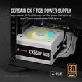 thumbnail image 6 of Corsair CX650F RGB, 650 Watt, 80 Plus Bronze, Fully Modular RGB Power Supply, 6 of 6