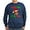 Navy, variant on CafePress - Italian Christmas Donkey Sweatshirt (Dark) - Classic Crew Neck Sweatshirt