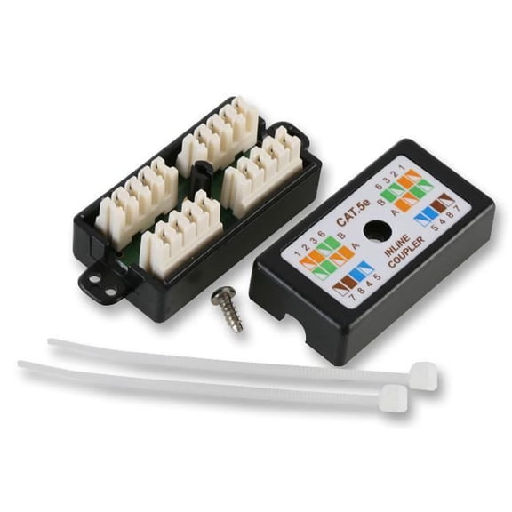 PRO SIGNAL - Cat5e Inline Coupler - Black