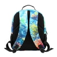 thumbnail image 2 of HUIACONG Ocean Sea Turtle 13.5 Inch Kids Backpack Water Resistant Multi Compartments Lightweight Breathable Padded Adjustable Shoulder Straps Sturdy School Bookbag for Preschool Elementary Boys Girls, 2 of 7