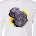 thumbnail image 4 of Inktastic Colorful Lurking Gator Long Sleeve Youth T-Shirt, 4 of 5
