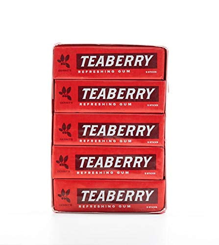 Gerrit's Teaberry Gum 5pc, 20ct