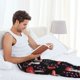 thumbnail image 5 of Balery Red Mushrooms Pantalones de pijama para hombre, pijama ultraligero, pantalón de descanso-XX-Large, 5 of 6