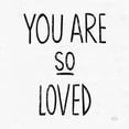 thumbnail image 2 of Mullan, Michael 20x20 White Modern Wood Framed Museum Art Print Titled - You Are So Loved Sq BW, 2 of 4