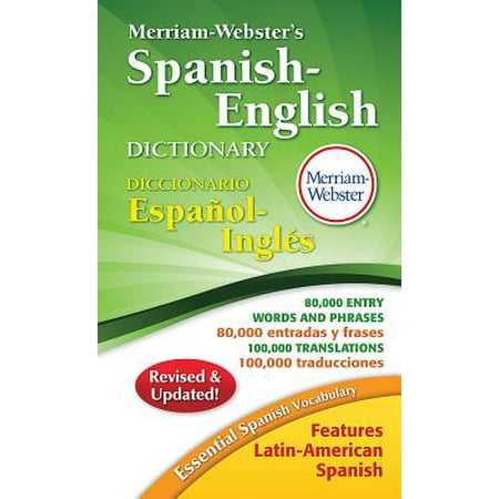 Merriam-Webster's Spanish-English Dictionary (Best English To Tamil Dictionary)
