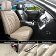 thumbnail image 6 of Front Seat Covers Fit for Honda HRV 2016-2026,Breathable Faux Leather Front Car Seat Covers,Waterproof Anti-Slip Wear-Resistant & Easy to Clean Automotive Seat Covers (Beige, Front Seat), 6 of 6