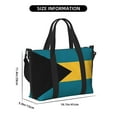thumbnail image 3 of Travel Duffle Bag Flag Of The Bahamas Weekender Overnight Gym Tote Shoulder Bag Workout Duffel Bag For Women Men, 3 of 6