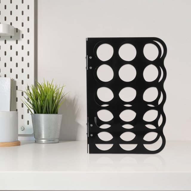 unbranded Soporte Acrílico Negro Para De Papel Con De Almacenamiento Para Escritorio Y Organización