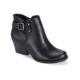 thumbnail image 1 of Baretraps Womens Reggie Side Buckle Almond Toe Ankle Boots, 1 of 3