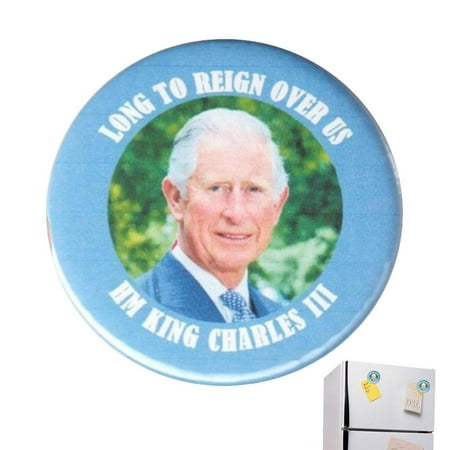 

Geruite Queen Elizabeth II Commemorative Fridge Magnet Commemoration Of The Queen Of Great Britain Round Queen Elizabeth Souvenirs magnets for Lockers Whiteboard Cabinet Refrigerator Decor noble