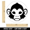 thumbnail image 2 of Capuchin Monkey Head Self-Inking Rubber Stamp Ink Stamper - Yellow Ink - Mini 1/2 Inch, 2 of 7