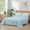 Sky Blue, variant on Amelie Home Queen Waffle Cooling Comforter – Reversible Lightweight Blanket for Hot Sleepers, White 90"x90"