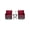 Red A, variant on Eastvita 3 Pieces Rattan Swivel Rocking Chair Outdoor. 360 Degree Swivel Patio Bistro Conversation Furniture Set With Premium Cushions And Armored Glass Top Side Table For Garden. Backyard