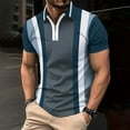 thumbnail image 2 of ZRBYWB Men's Classic Polo Shirt Male Leisure Short Sleeve Button Down Lapel Suit For Shirt Pocket Summer Fashion Solid Color Comfortable Top Mens Blouses Casual, 2 of 9