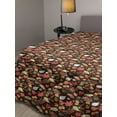 thumbnail image 2 of Watercolor Down Alternative Comforter, Blurry Pastel Autumn Leaves Acorn Maple Mushrooms Fall Forest Tree, Microfiber Quilt for All Season, 5 Sizes, Green Pale Caramel Umber, by Ambesonne, 2 of 3