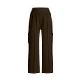 thumbnail image 5 of TaTaai Women's Loose Fit Lounge Trousers Wide Leg Design with Elastic Waist and Two Side Pockets Solid Color Casual Pants for Comfortable Daily Wear Gift, 5 of 9