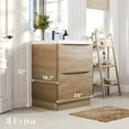 thumbnail image 2 of Eviva Smiley 24 inch White Oak Bathroom Vanity, 2 of 5