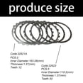 thumbnail image 5 of Premium Automatic Transmission Rebuild Set With and Clutched Steel Plates for Vehicles JF011E RE0F10A 5191890, 5 of 20