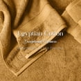 thumbnail image 6 of Superior 800 GSM Egyptian Cotton Heavyweight Bath Towel Set of 2, Gold, 6 of 7