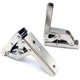 thumbnail image 3 of 2pcs Stainless Steel 90 Degree Folding Shelf Hinge Concealed Bracket Table Support Hinge Furniture Accessories Folding Shelves, 3 of 4