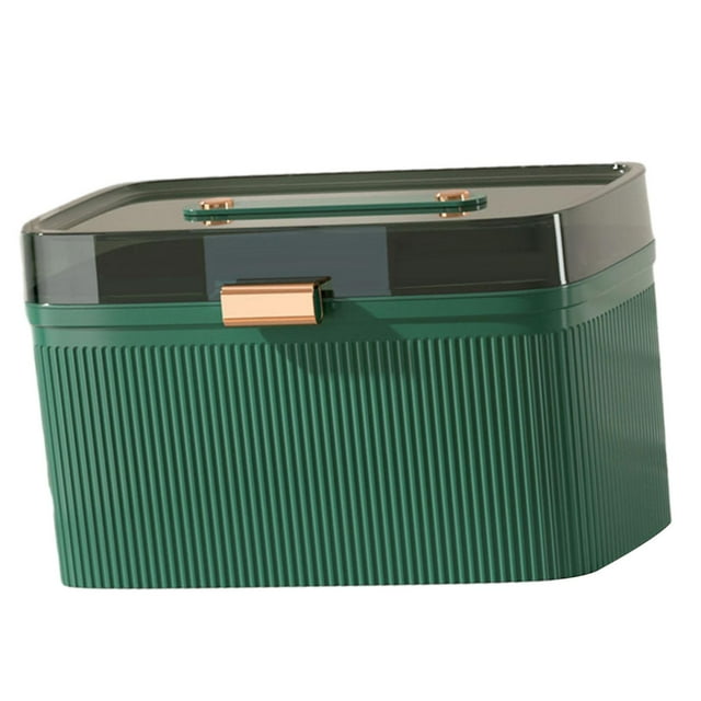 Xuanheng Family First Aid Box Household Storage Case for Arts Crafts Travel Workplace L Dark Green