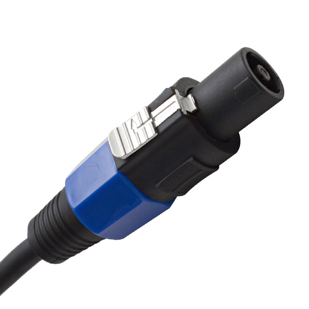 Seismic Audio  - Two Pack of Speakon to 1/4" Speaker Cables 15' NEW Pro Audio Black - SASPT14-15-TwoPack