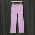 thumbnail image 2 of Womens Daily Elastic Waist Workout Trousers - Solid Design, Comfortable Fabric, Suitable for All Seasons, 2 of 5