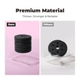 thumbnail image 3 of Fit Meal Prep 25 Pack 9” x 5.5” x 3.6” Clear Hinged Plastic Containers, Clamshell Take Out Containers, Bakery To Go Disposable Plastic Container, Ideal for Cake Cookie Pastry Bread Fruit Sandwiches, 3 of 7