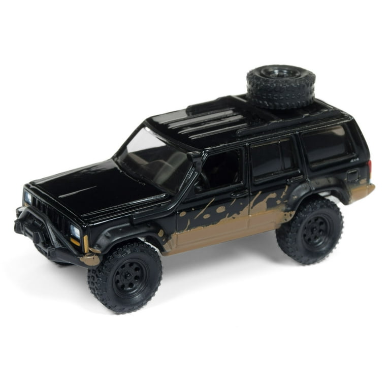 Johnny Lightning ジープ チェロキー シェビーバン 1998 Jeep Cherokee XJ & 1976 Chevrolet G-20 Van 