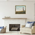 thumbnail image 3 of Stupell Industries Coastal Lighthouse Painting Nature Painting Gold Floater Framed Art Print Wall Art, 31 x 25, 3 of 10
