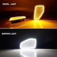 thumbnail image 4 of GTINTHEBOX For 2005/2006-2010 Hummer H3/2009-2010 H3T Clear Full LED Front Fender Side Marker Lights, 4 of 12