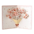thumbnail image 4 of LWVITH 3D Bouquet Greeting Card, Mother's Day Pop Up Card with Floral Design, Handmade Paper Card with Envelope Sticker, Express Love Gift for Mom Mum, Birthday Anniversary Sentimental Present, 4 of 7