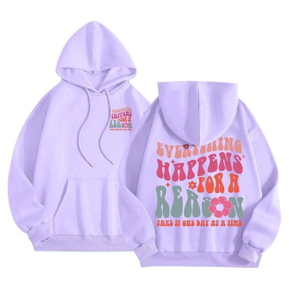 Hoodies for Women Ladies Sweatshirts Small Hoodies for Women Plain Womens Zipper Front Hoodie Oversized Hoodie Sweatshirt plus Shirt Jacket Ladies Pullover Sweaters Purple 2XL
