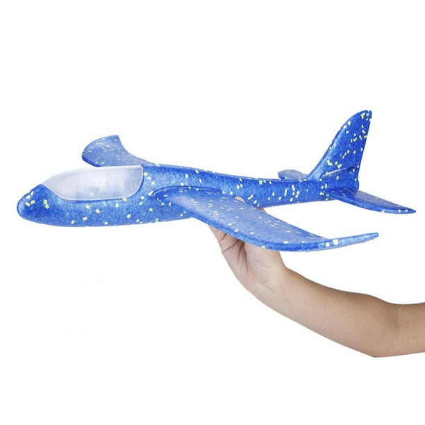 LHCER Mini Plane Model Flying Mini Throwing Glider Shiny Night