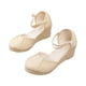 thumbnail image 4 of Amzcrzy Zapatos de mujer,Zapatos de mujer,Zapatillas de mujer, Sandalias de mujer cómodas con punta redonda y diseño plano extragrande para vacaciones en la playa Sandalias Mujer Zapatillas De Casa, 4 of 4