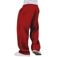 thumbnail image 6 of Men's Baggy Sweatpants with Wide Leg Design and Multiple Pockets for Comfortable Casual Wear, Athletic Activities, and Everyday Loungewear,Wine,L, 6 of 6