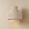 thumbnail image 5 of J&D Design Filament Rope Pendant Off White Jute, 5 of 7