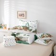 thumbnail image 6 of Catabedysis Boys Camper 7-Piece Twin Bedding For Boys,Green A Alphabet Bedding Comforter Set For Camping Lovers,Polkadot Reversible, 6 of 7