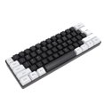 thumbnail image 1 of 61 Keys RGB Backlit Gaming Keyboard, Ergonomic Compact Wired Keyboard with Floating ABS Keycaps for Desktop Laptop, Plug and Play, for PC Gamers, Travel, 1 of 7