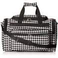 thumbnail image 2 of World Traveler 19-inch Carry-On Shoulder Duffel Bag - Black Trim Houndstooth, 2 of 7