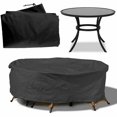 thumbnail image 1 of Cubierta de muebles Oxford 190T, silla de mesa, asiento, refugio solar, Protector UV, impermeable, exterior, interior, Patio, jardín esquí esquí Gafas de esquí, 1 of 3