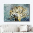 thumbnail image 2 of wall26 Canvas Print Wall Art Watercolor Pastel Golden Forest Tree Nature Wilderness Illustrations Modern Art Rustic Decorative Relax/Calm for Living Room, Bedroom, Office - 32"x48", 2 of 5