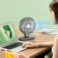 thumbnail image 6 of Giunmcul 8-Inch USB Rechargeable Hanging Desktop Fan with Digital Display 3-Speed Portable Battery Operated Clip Mount 360 Degree Rotation Quiet Operation for Office Home Travel Camping, 6 of 6