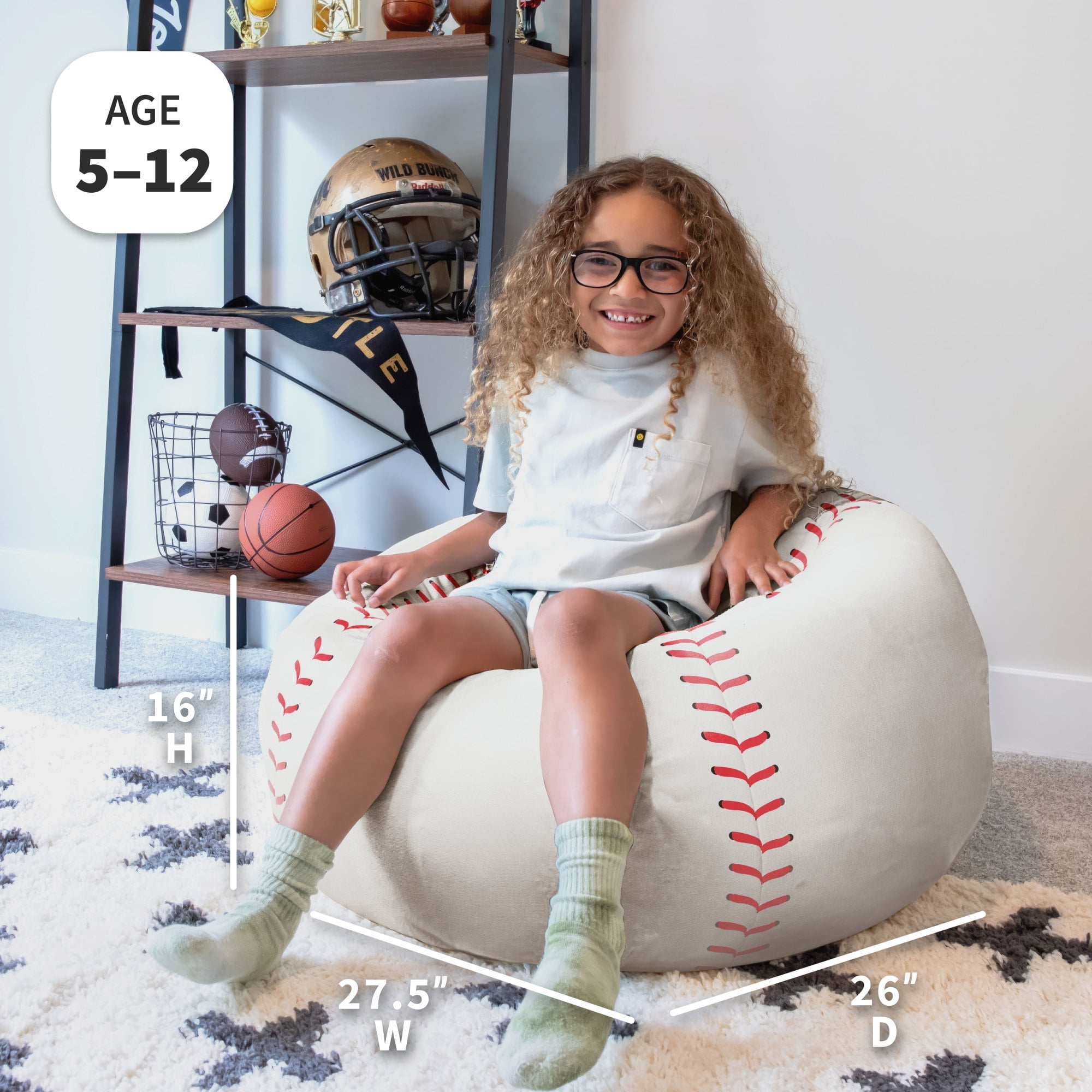 Basketball bean bag chair walmart sale