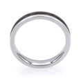 thumbnail image 4 of Anillo con núcleo en blanco para incrustaciones de joyas, plata, tungsteno, 4 mm, 4 of 4
