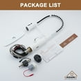 thumbnail image 4 of CASAINC Single Handle Kitchen Faucet with Pull Down Sprayer, Touchless Sensor, Deck Mounted, Matte White, 4 of 4