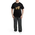 thumbnail image 5 of CafePress - Little Monkeys Men's Dark Pajamas - Men's Dark Loose Fit Cotton Pajama Set, 5 of 7
